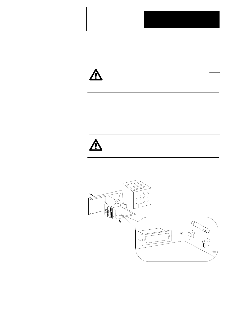 15b.14 replacing the fuse in the monochrome crt | Rockwell Automation 8520 9/Series CNC Integration Maintenance Manual Documentation Set User Manual | Page 785 / 898