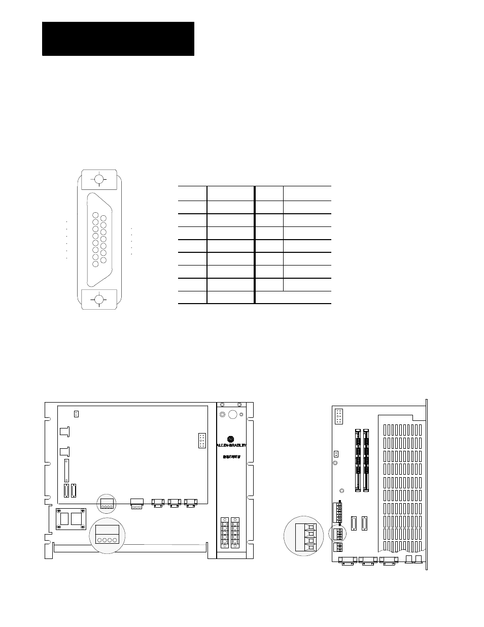 Video monitor connector, Touch probe connector (tb2) | Rockwell Automation 8520 9/Series CNC Integration Maintenance Manual Documentation Set User Manual | Page 87 / 898