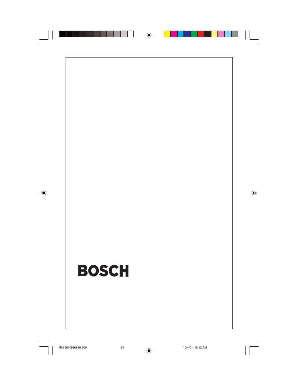 Bosch 1943 LED User Manual | Page 24 / 24