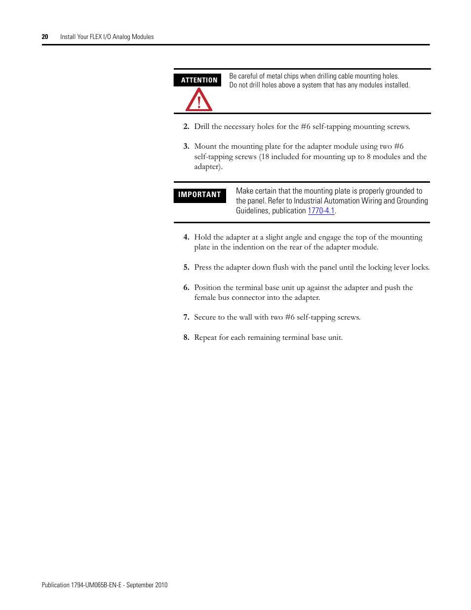 Rockwell Automation 1794-OF8IH FLEX Isolated Input/Output HART Analog Modules User Manual | Page 32 / 164