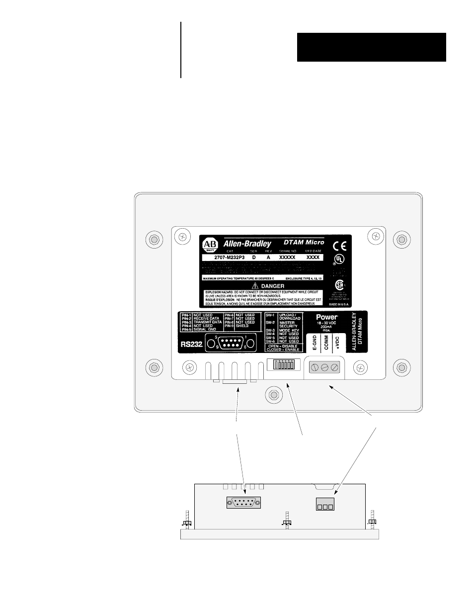 Rockwell Automation 2707-M232P3_M485P3 DTAM Micro Operator Interface Module User Manual | Page 13 / 124