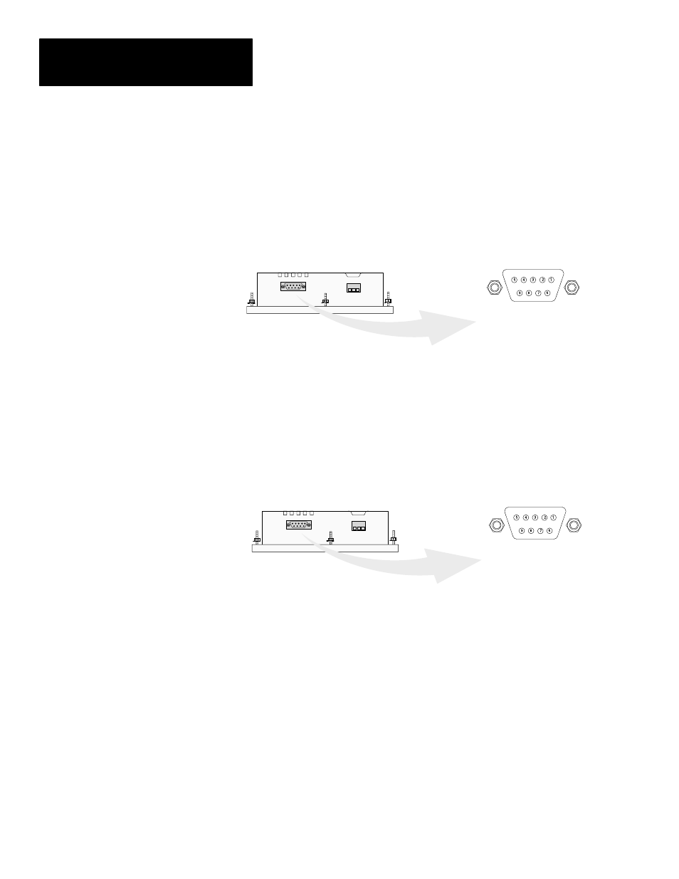 Communication ports, Communications port | Rockwell Automation 2707-M232P3_M485P3 DTAM Micro Operator Interface Module User Manual | Page 18 / 124
