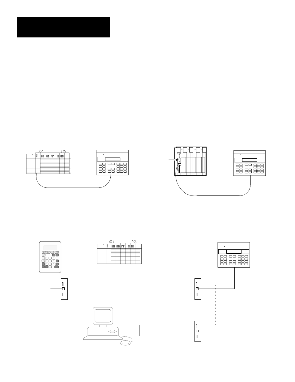 Rs-485 communications, Micrologix 1000 using the aic+ interface | Rockwell Automation 2707-M232P3_M485P3 DTAM Micro Operator Interface Module User Manual | Page 20 / 124