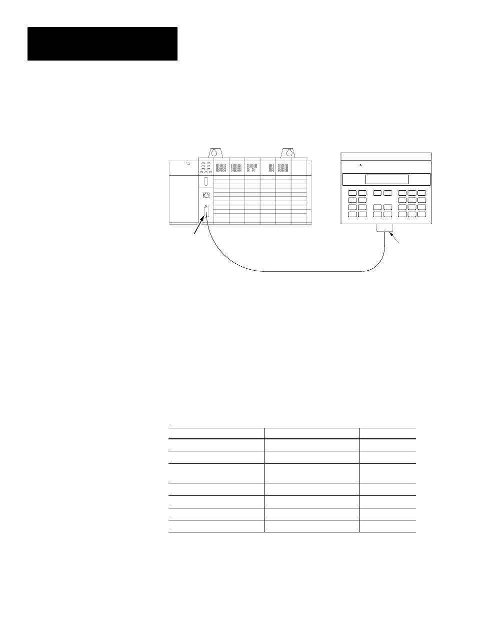 Rs-232 communications with an slc | Rockwell Automation 2707-M232P3_M485P3 DTAM Micro Operator Interface Module User Manual | Page 70 / 124