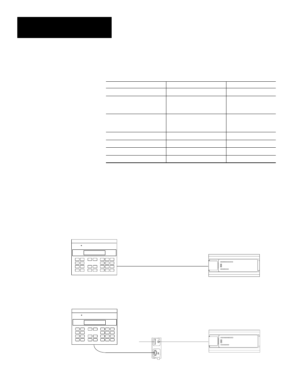 Rs-232 communications with a micrologix 1000 | Rockwell Automation 2707-M232P3_M485P3 DTAM Micro Operator Interface Module User Manual | Page 72 / 124