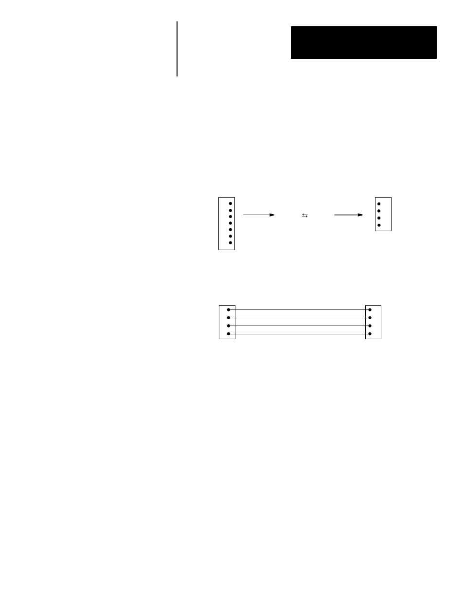 A 25- to 9-pin adapter is provided with the cable | Rockwell Automation 2707-M232P3_M485P3 DTAM Micro Operator Interface Module User Manual | Page 93 / 124