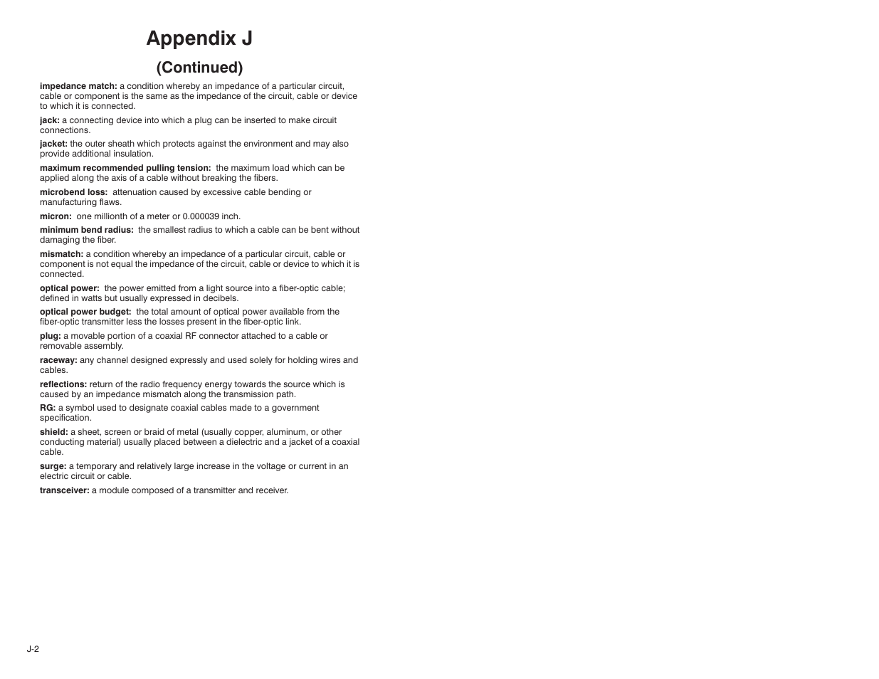 Appendixj, Continued) | Rockwell Automation 57C329 Remote I/O Communications, AutoMax User Manual | Page 116 / 144