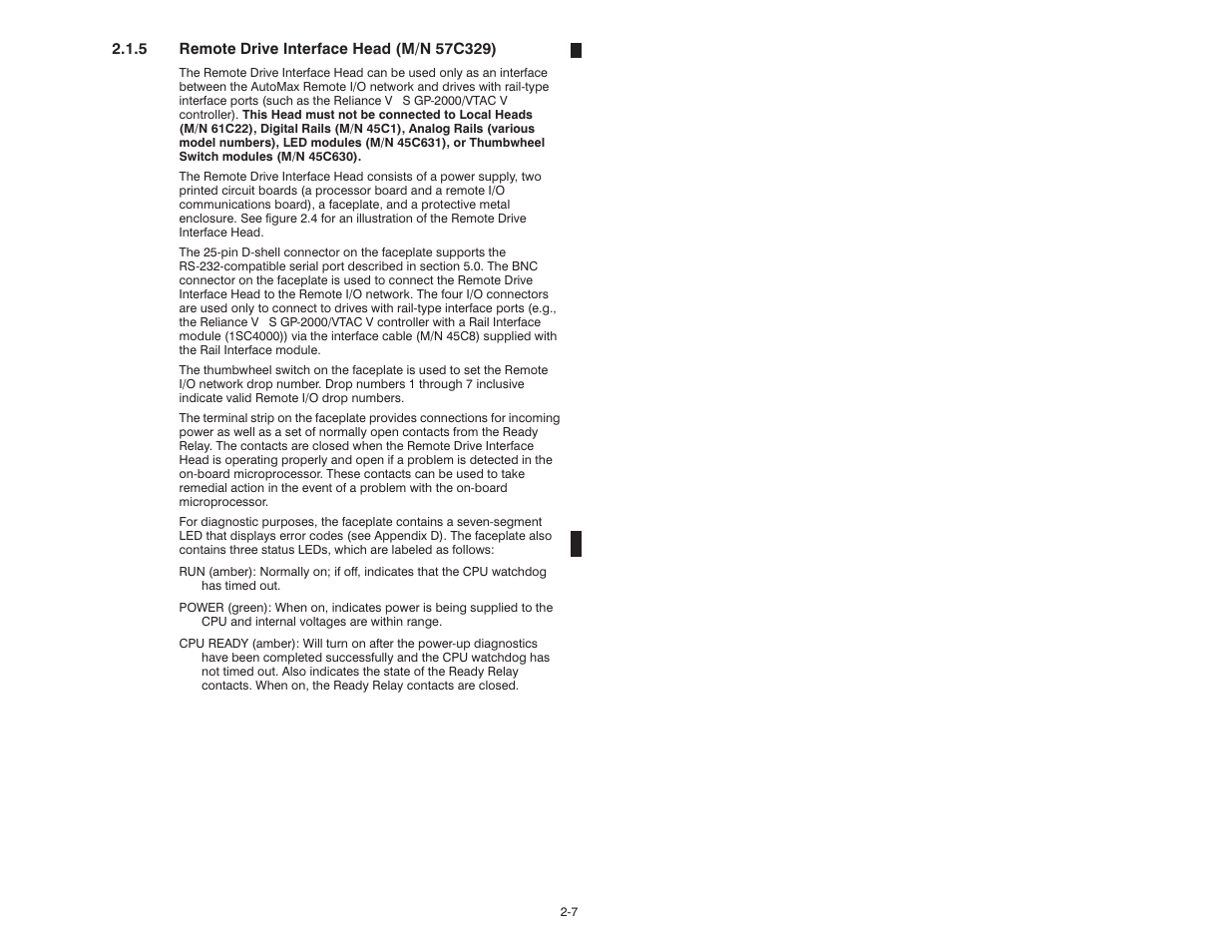 Rockwell Automation 57C329 Remote I/O Communications, AutoMax User Manual | Page 21 / 144