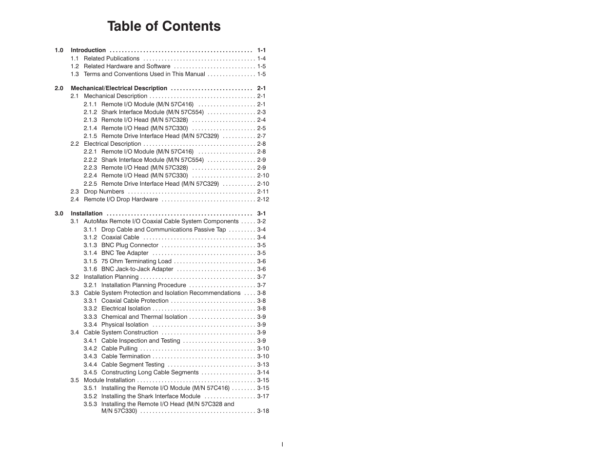 Rockwell Automation 57C329 Remote I/O Communications, AutoMax User Manual | Page 3 / 144