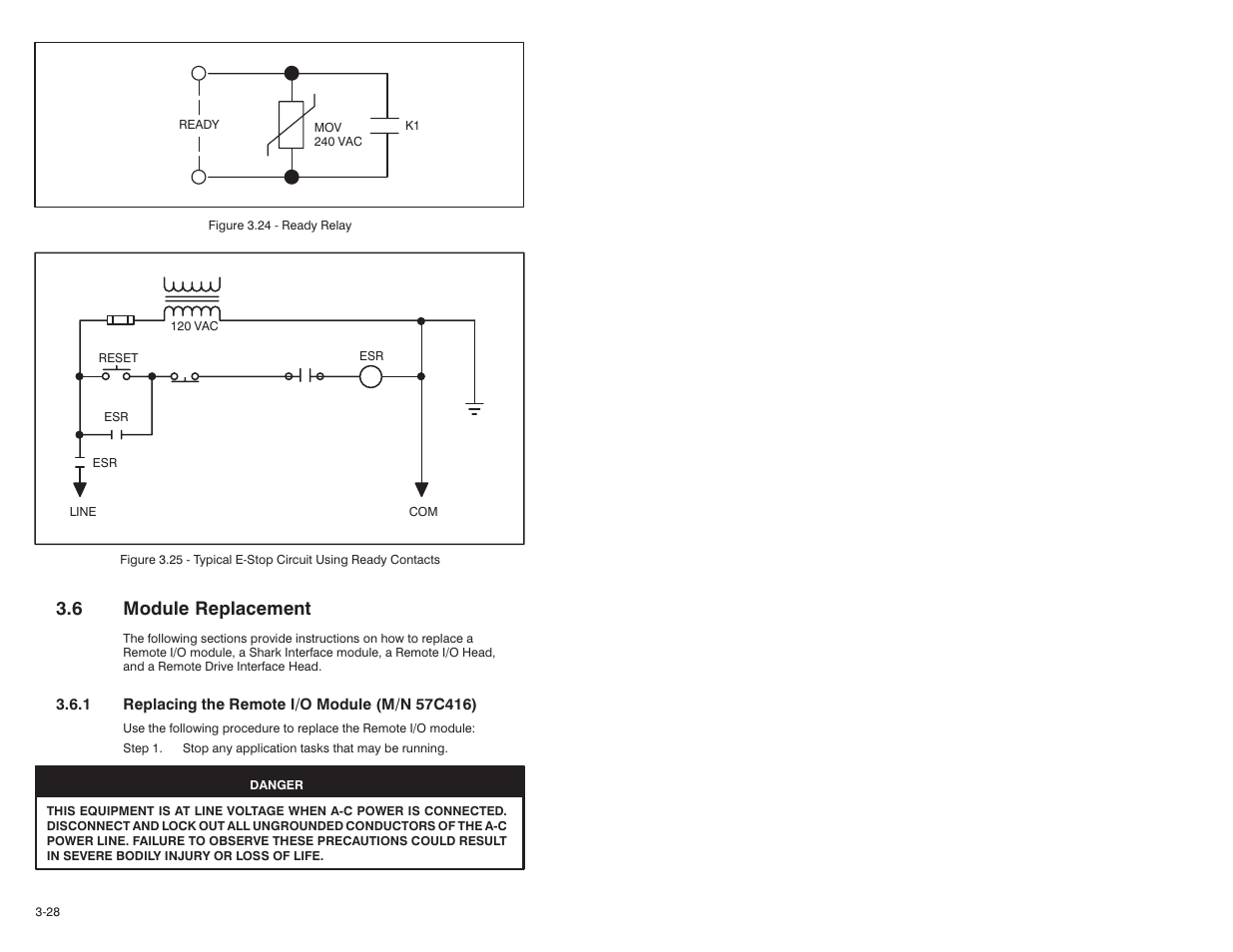 6 module replacement | Rockwell Automation 57C329 Remote I/O Communications, AutoMax User Manual | Page 54 / 144