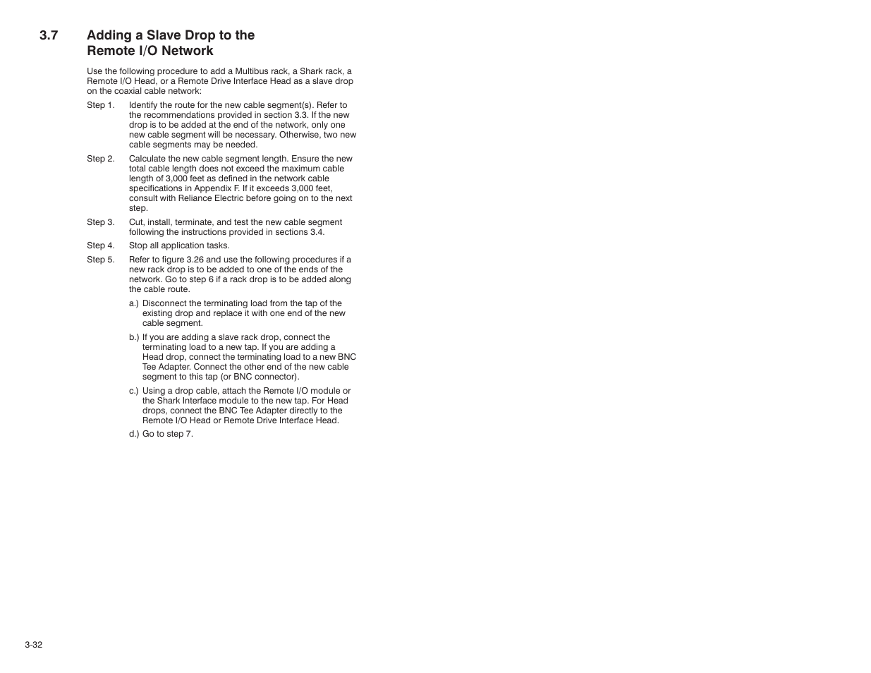 7 adding a slave drop to the remote i/o network | Rockwell Automation 57C329 Remote I/O Communications, AutoMax User Manual | Page 58 / 144