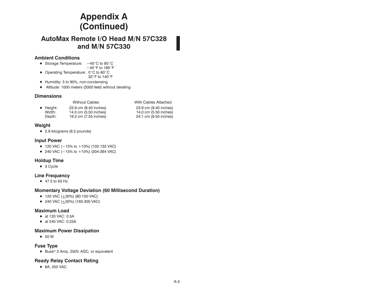 Appendix a (continued) | Rockwell Automation 57C329 Remote I/O Communications, AutoMax User Manual | Page 93 / 144