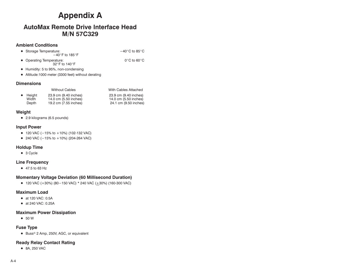 Appendix a | Rockwell Automation 57C329 Remote I/O Communications, AutoMax User Manual | Page 94 / 144