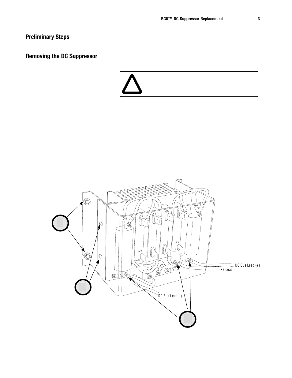 Rockwell Automation 2364F RGU DC Suppressor Replacement User Manual | Page 3 / 4