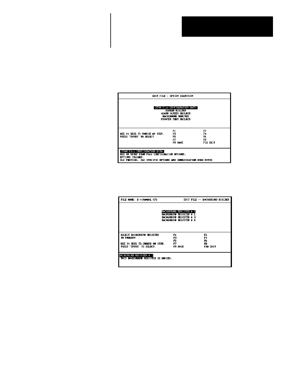 Creating a background monitor | Rockwell Automation 2707-NP DTAM Programming Software User Manual | Page 129 / 184