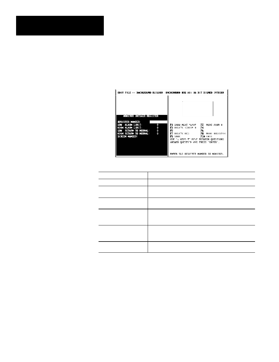 Integer or bcd selections | Rockwell Automation 2707-NP DTAM Programming Software User Manual | Page 132 / 184