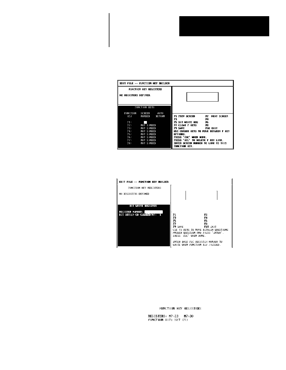 Assigning bit write functions | Rockwell Automation 2707-NP DTAM Programming Software User Manual | Page 137 / 184