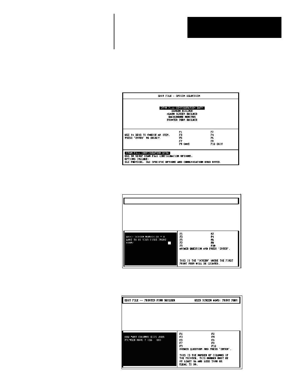 Creating a printer form | Rockwell Automation 2707-NP DTAM Programming Software User Manual | Page 141 / 184