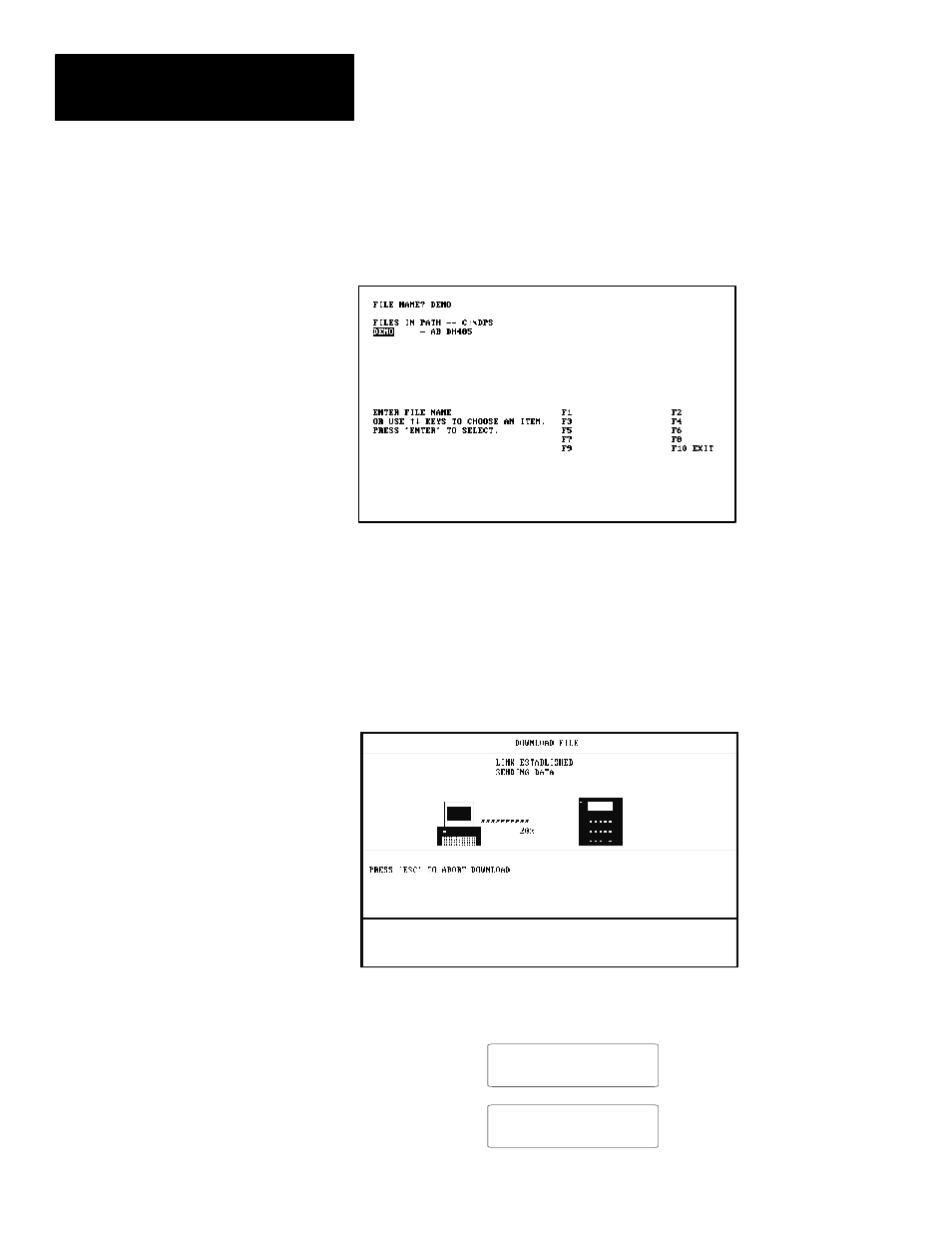 Downloading an application | Rockwell Automation 2707-NP DTAM Programming Software User Manual | Page 152 / 184