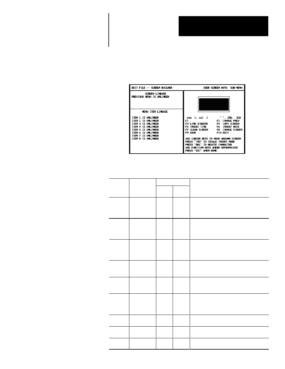 Main menu and sub-menu screen builder | Rockwell Automation 2707-NP DTAM Programming Software User Manual | Page 55 / 184