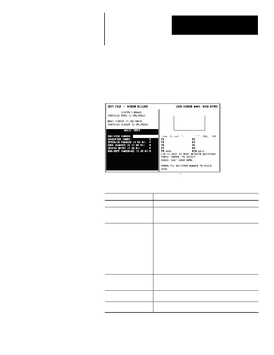 Ascii input | Rockwell Automation 2707-NP DTAM Programming Software User Manual | Page 79 / 184