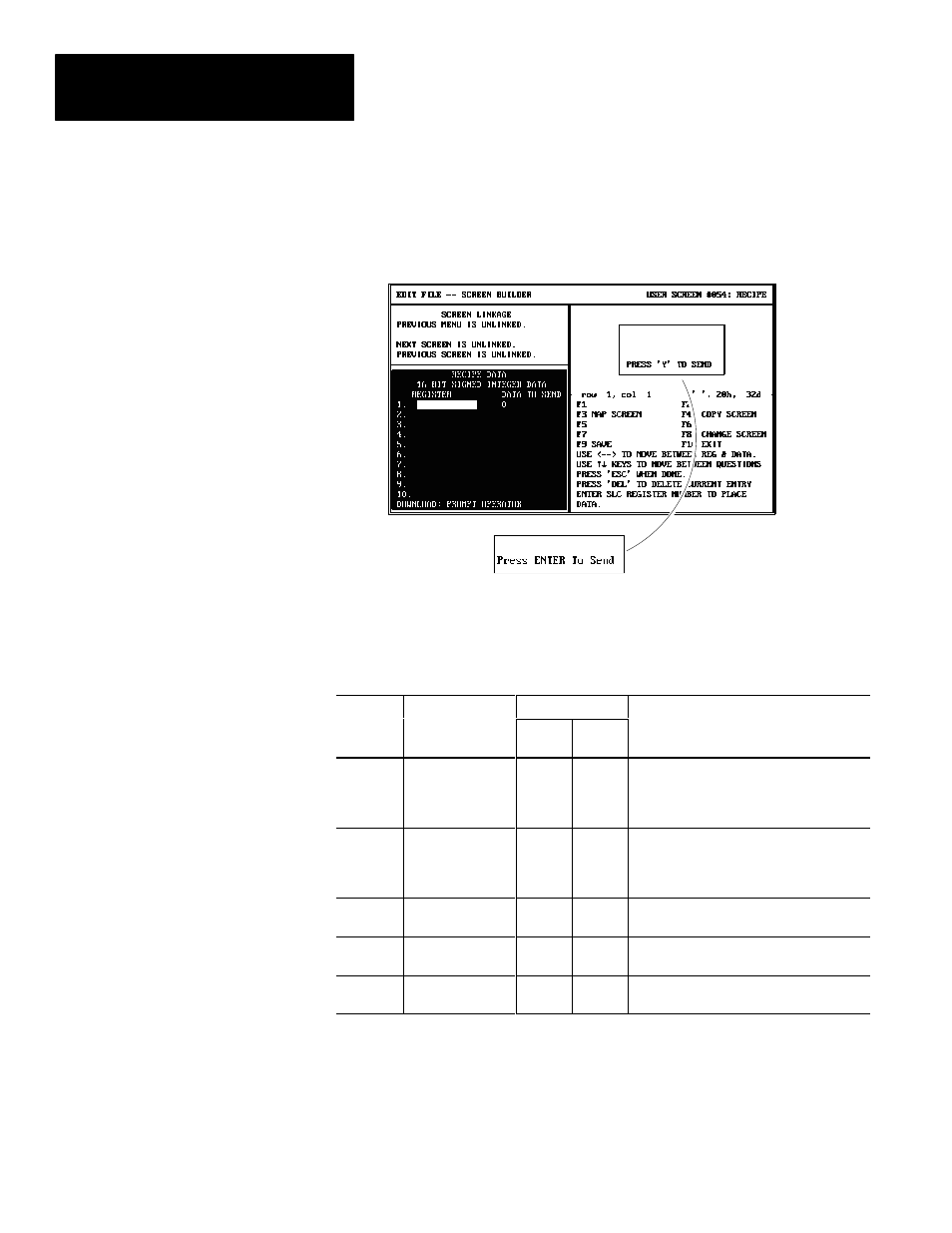 Recipe screen builder | Rockwell Automation 2707-NP DTAM Programming Software User Manual | Page 86 / 184