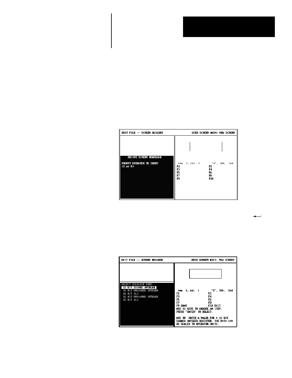 Creating a recipe screen | Rockwell Automation 2707-NP DTAM Programming Software User Manual | Page 87 / 184