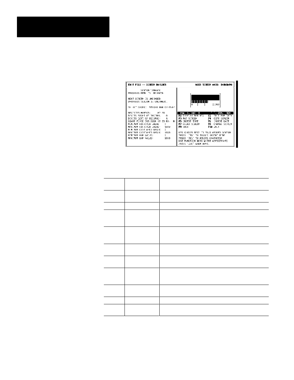 Bar graph screen builder | Rockwell Automation 2707-NP DTAM Programming Software User Manual | Page 90 / 184