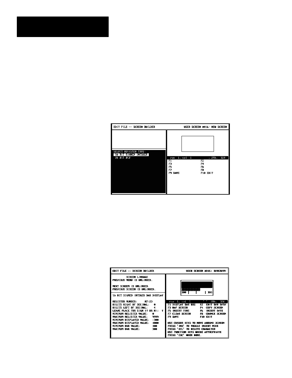 Creating a bar graph screen | Rockwell Automation 2707-NP DTAM Programming Software User Manual | Page 92 / 184