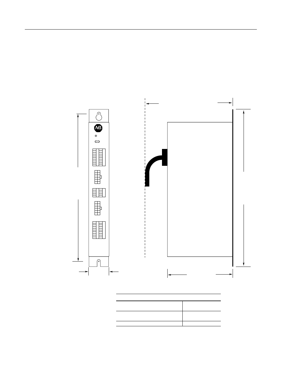 Rec mechanical specifications, Figure 1.1 rec front panel | Rockwell Automation 4100 REC Resolver to Encoder Converter Installation and Setup Manual User Manual | Page 13 / 50