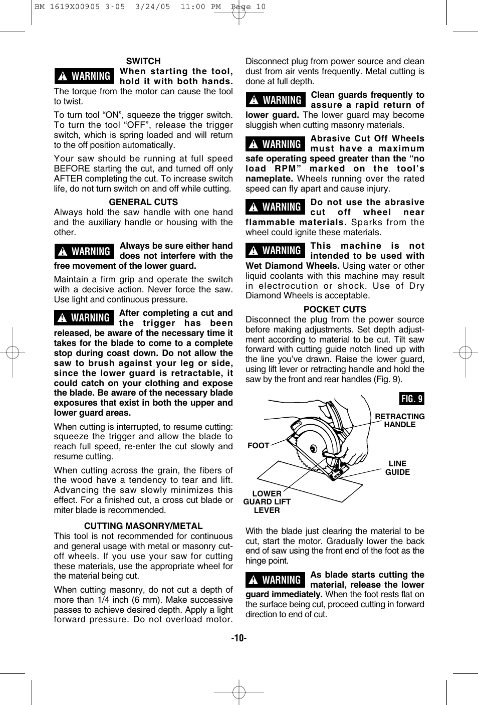 Bosch 1656 User Manual | Page 10 / 36