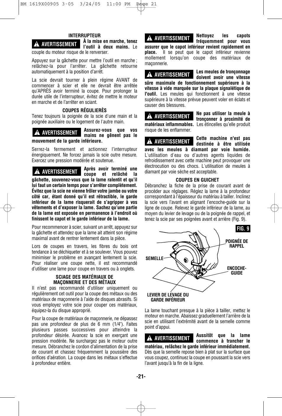 Bosch 1656 User Manual | Page 21 / 36