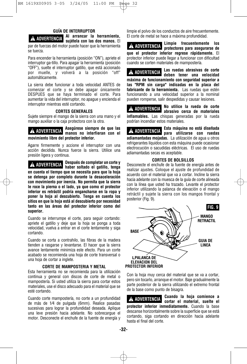 Bosch 1656 User Manual | Page 32 / 36