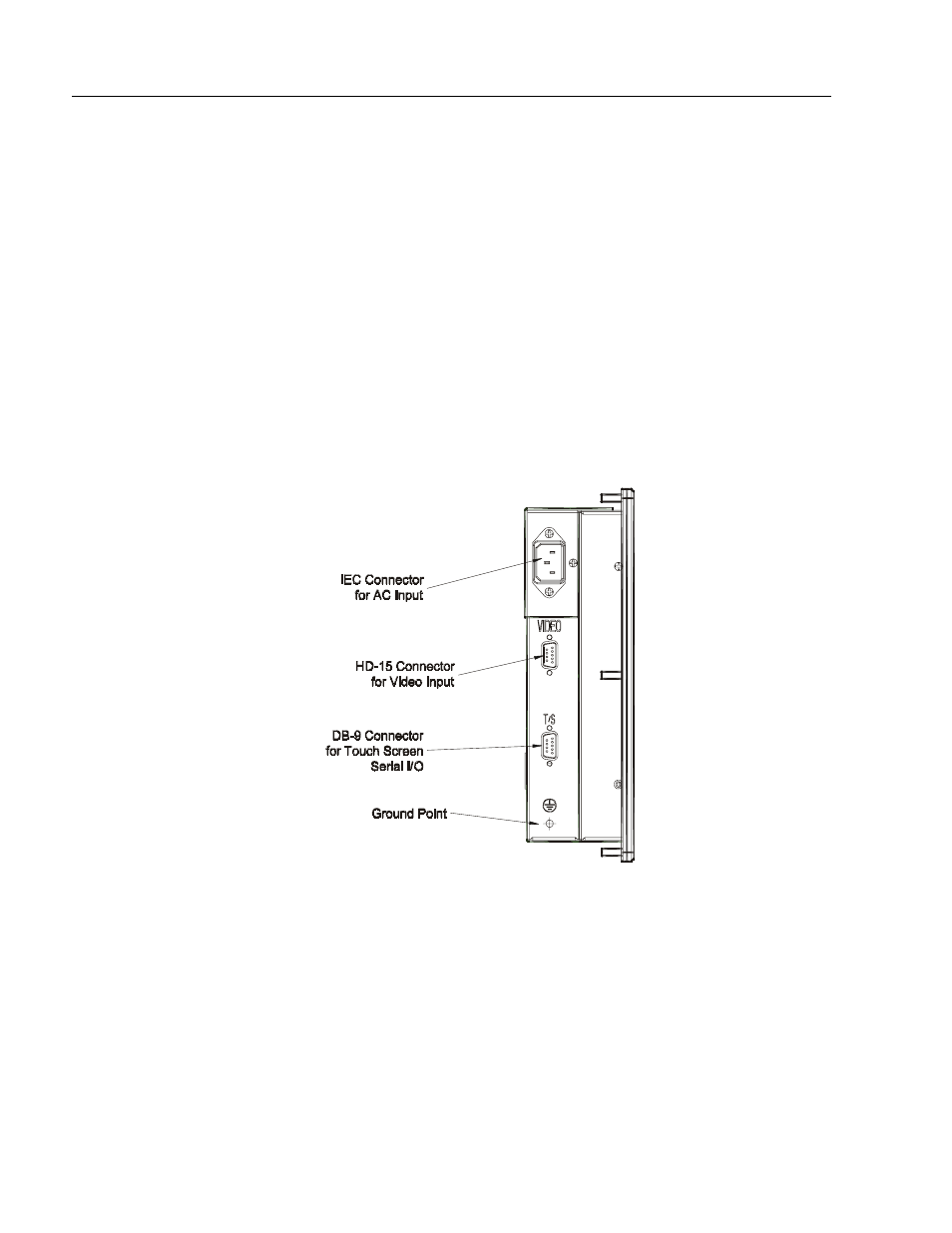 Connecting the 6185-a flat panel monitor | Rockwell Automation 6185-A 10 Inch Monitor User Manual User Manual | Page 12 / 31