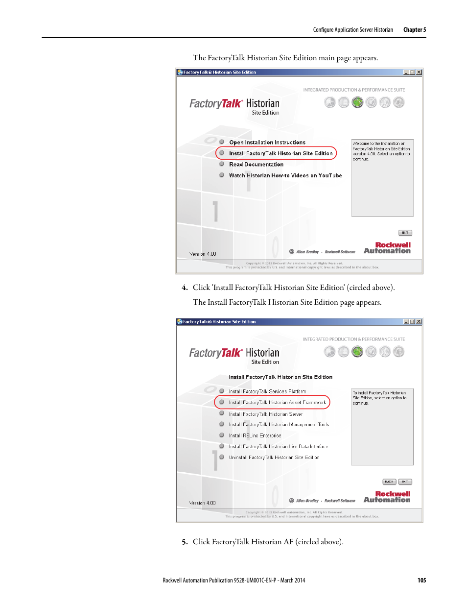 Rockwell Automation 9528-APPOWSENE Virtual Image Templates User Manual User Manual | Page 105 / 120