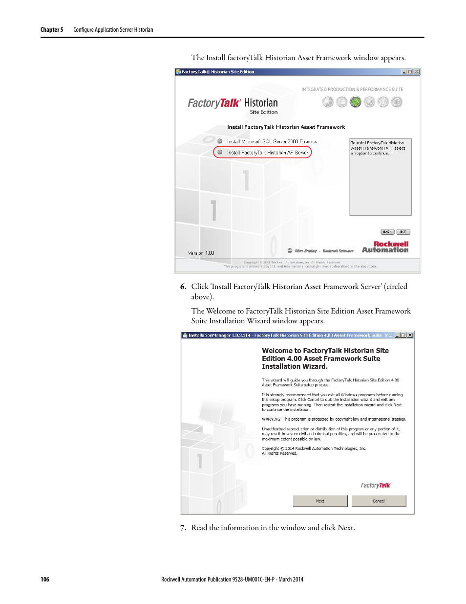 Rockwell Automation 9528-APPOWSENE Virtual Image Templates User Manual User Manual | Page 106 / 120