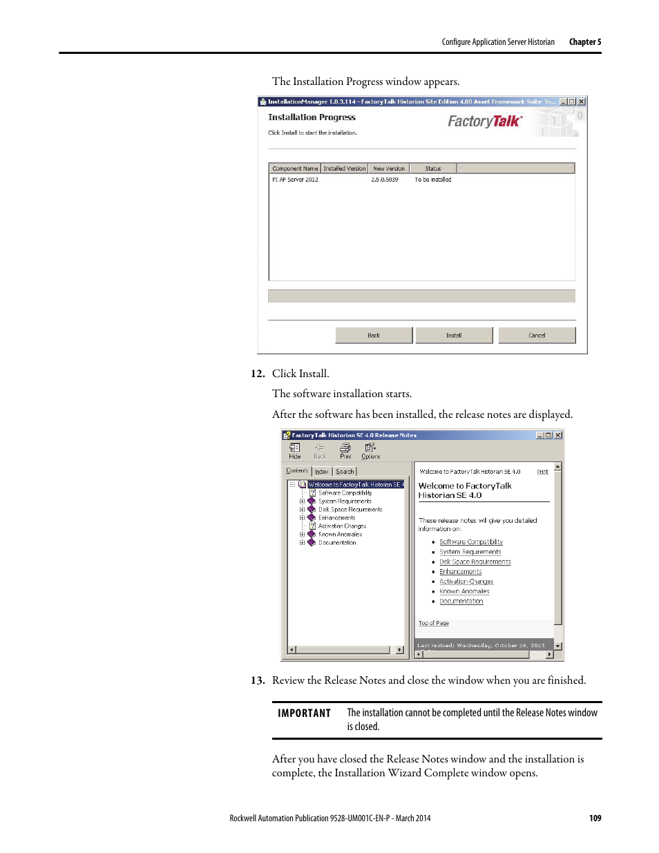 Rockwell Automation 9528-APPOWSENE Virtual Image Templates User Manual User Manual | Page 109 / 120