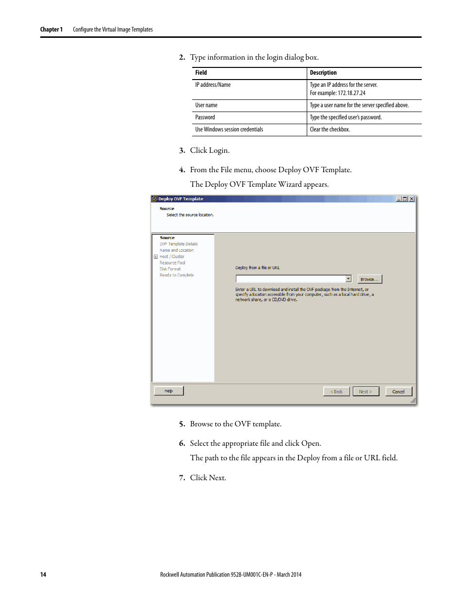 Rockwell Automation 9528-APPOWSENE Virtual Image Templates User Manual User Manual | Page 14 / 120