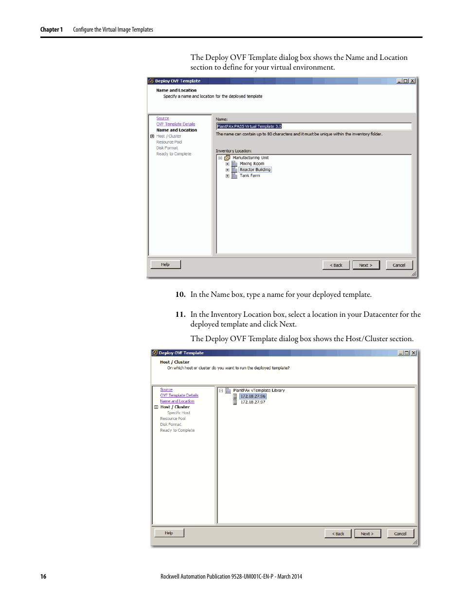 Rockwell Automation 9528-APPOWSENE Virtual Image Templates User Manual User Manual | Page 16 / 120