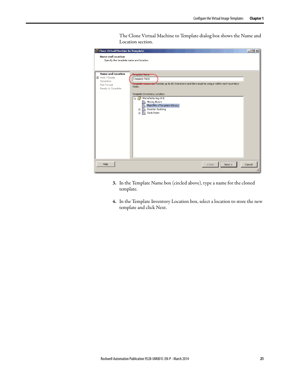 Rockwell Automation 9528-APPOWSENE Virtual Image Templates User Manual User Manual | Page 21 / 120