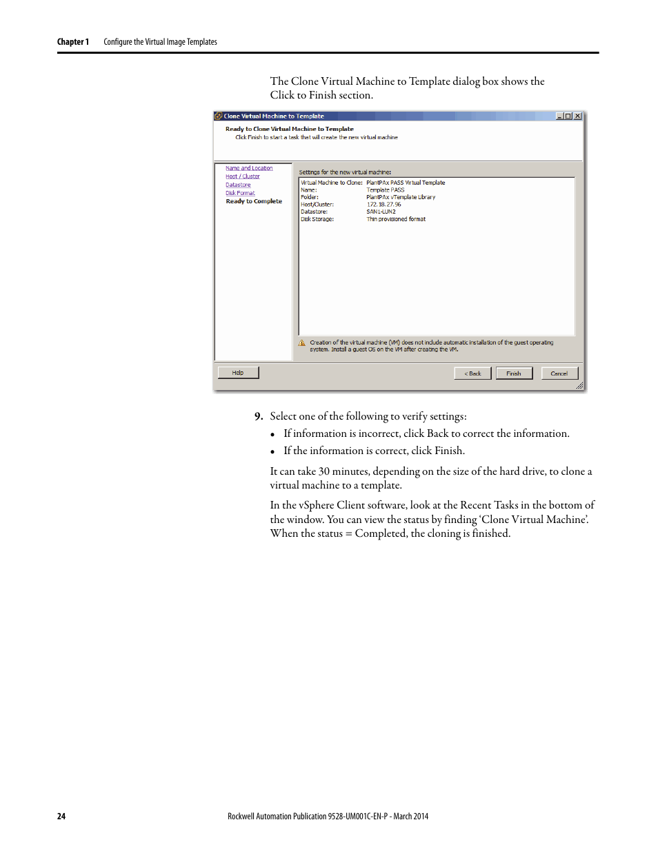 Rockwell Automation 9528-APPOWSENE Virtual Image Templates User Manual User Manual | Page 24 / 120