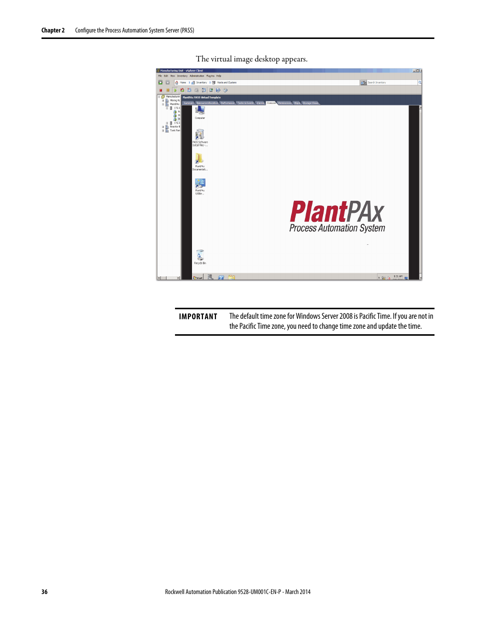 Rockwell Automation 9528-APPOWSENE Virtual Image Templates User Manual User Manual | Page 36 / 120