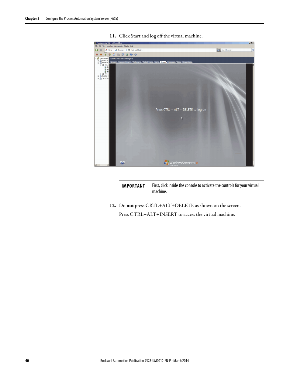 Rockwell Automation 9528-APPOWSENE Virtual Image Templates User Manual User Manual | Page 40 / 120