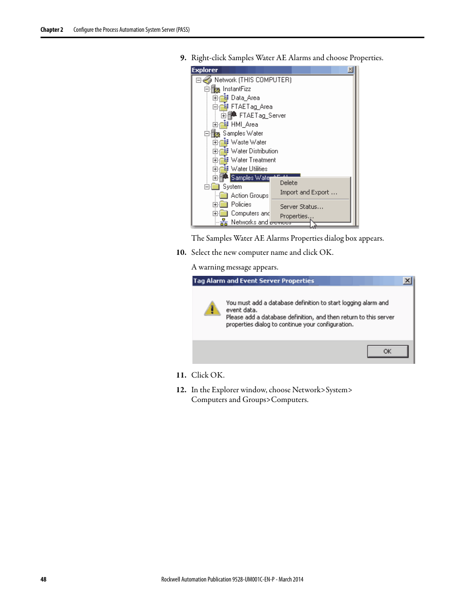 Rockwell Automation 9528-APPOWSENE Virtual Image Templates User Manual User Manual | Page 48 / 120