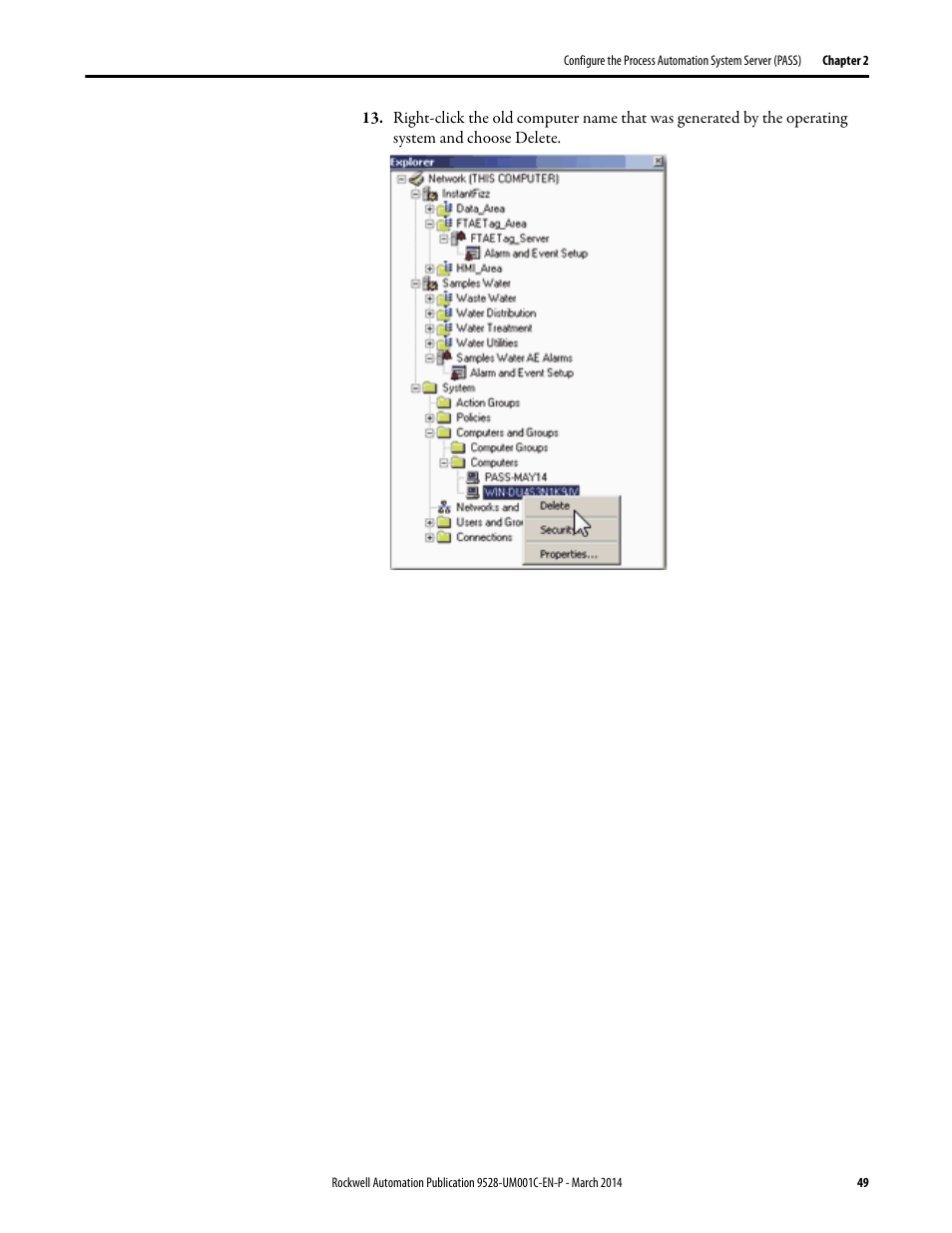 Rockwell Automation 9528-APPOWSENE Virtual Image Templates User Manual User Manual | Page 49 / 120