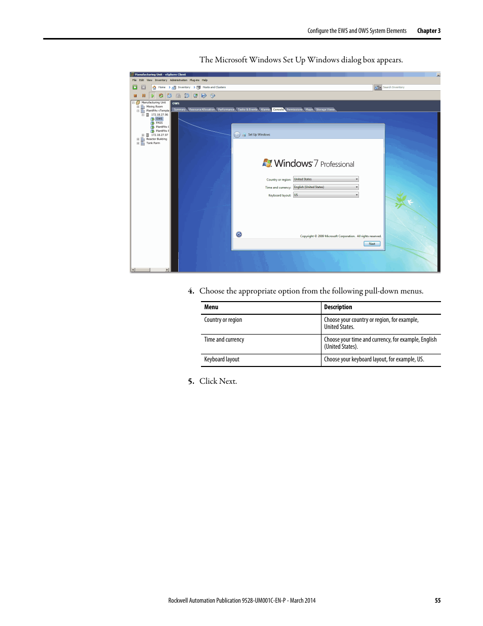 Rockwell Automation 9528-APPOWSENE Virtual Image Templates User Manual User Manual | Page 55 / 120