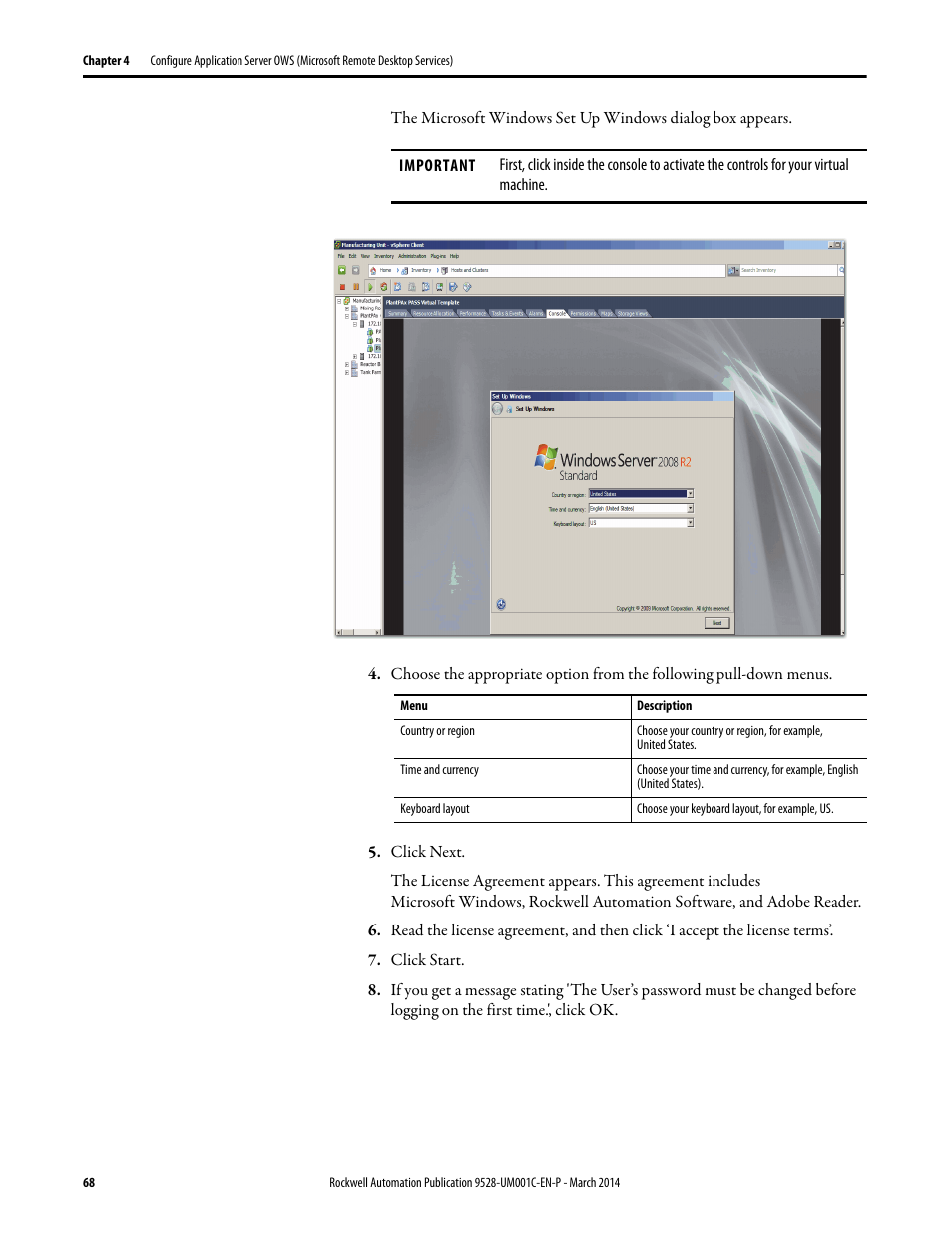 Rockwell Automation 9528-APPOWSENE Virtual Image Templates User Manual User Manual | Page 68 / 120