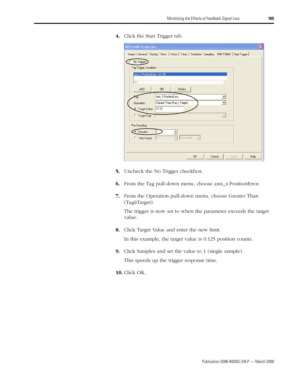 Rockwell Automation 2090 Ultra3000 Servo Drives Integration Manual User Manual | Page 165 / 180