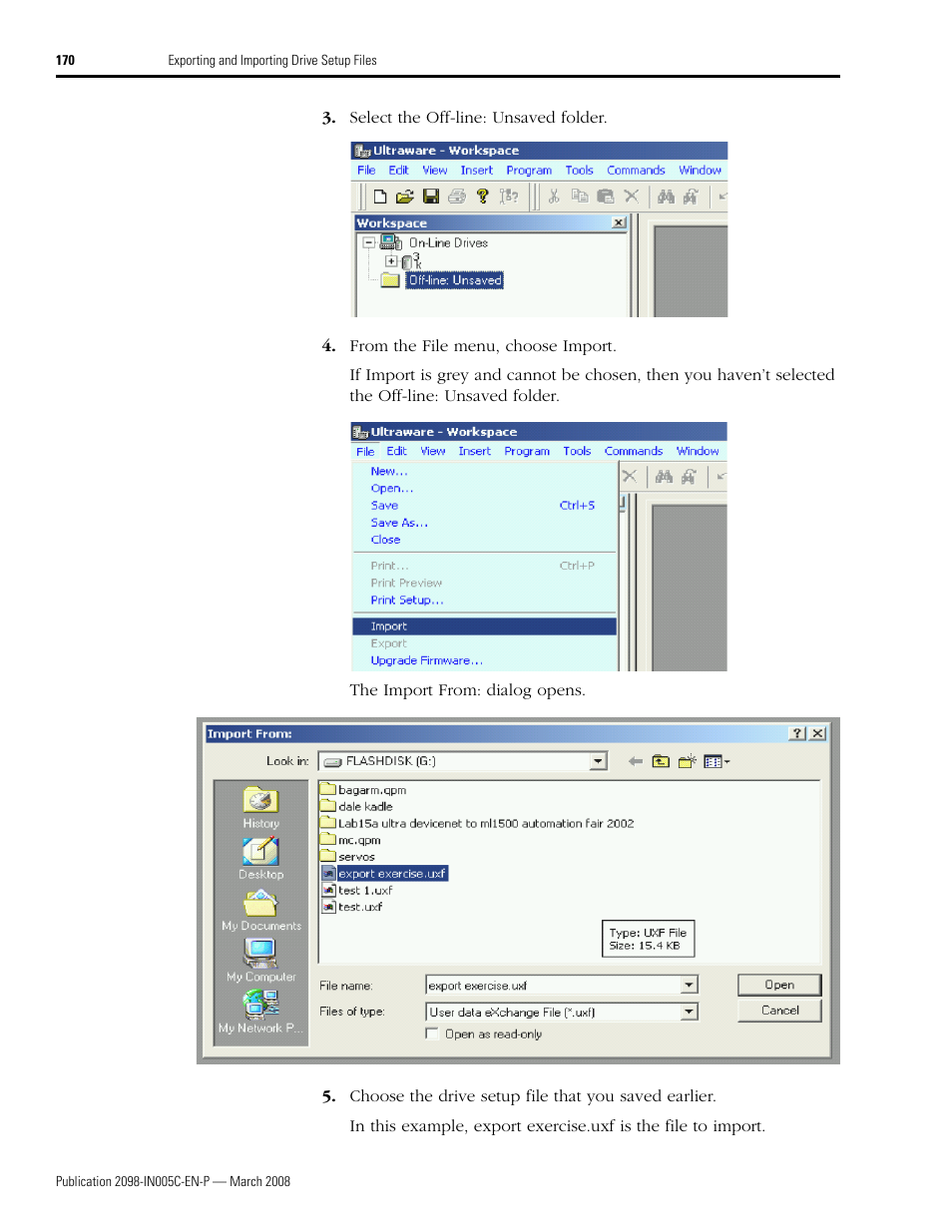 Rockwell Automation 2090 Ultra3000 Servo Drives Integration Manual User Manual | Page 170 / 180