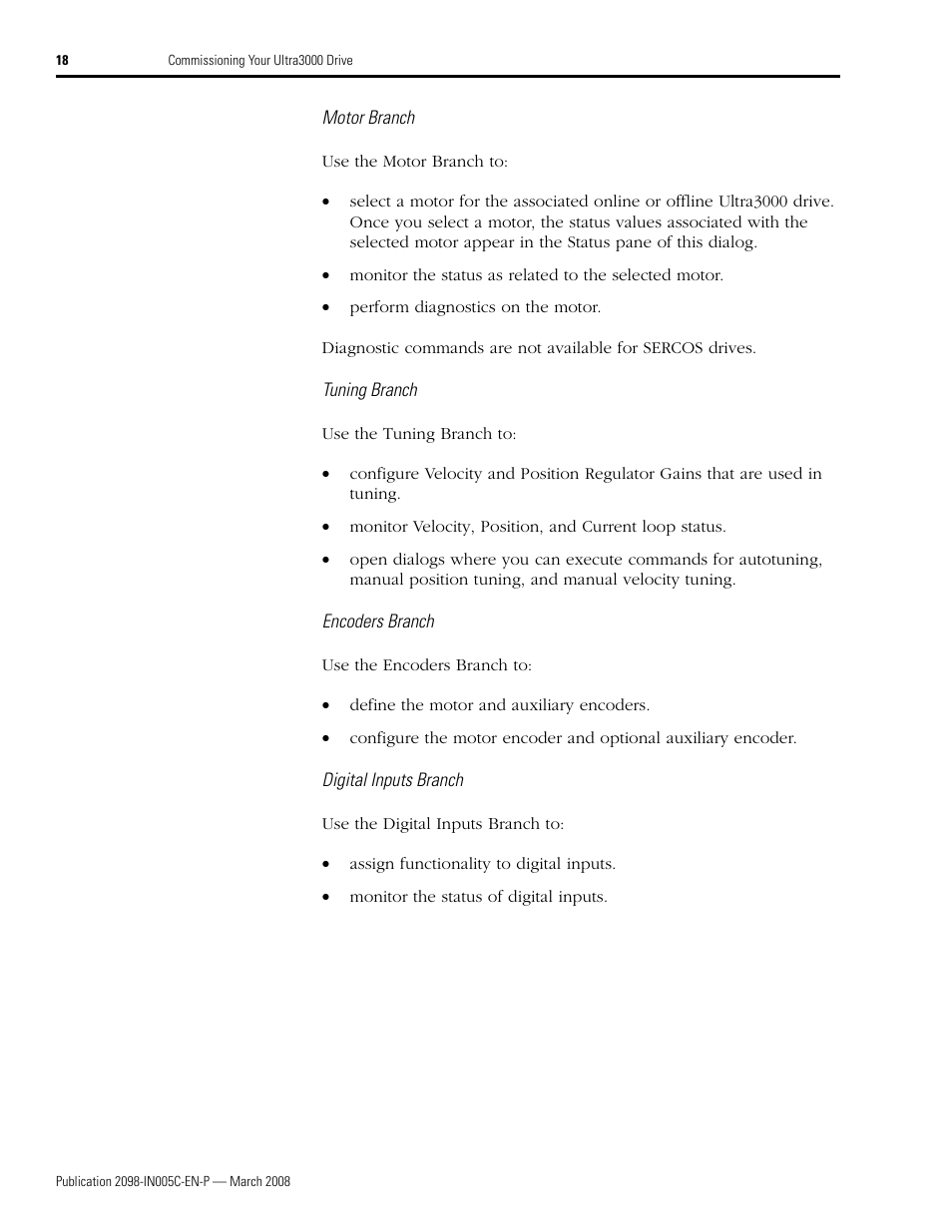 Rockwell Automation 2090 Ultra3000 Servo Drives Integration Manual User Manual | Page 18 / 180